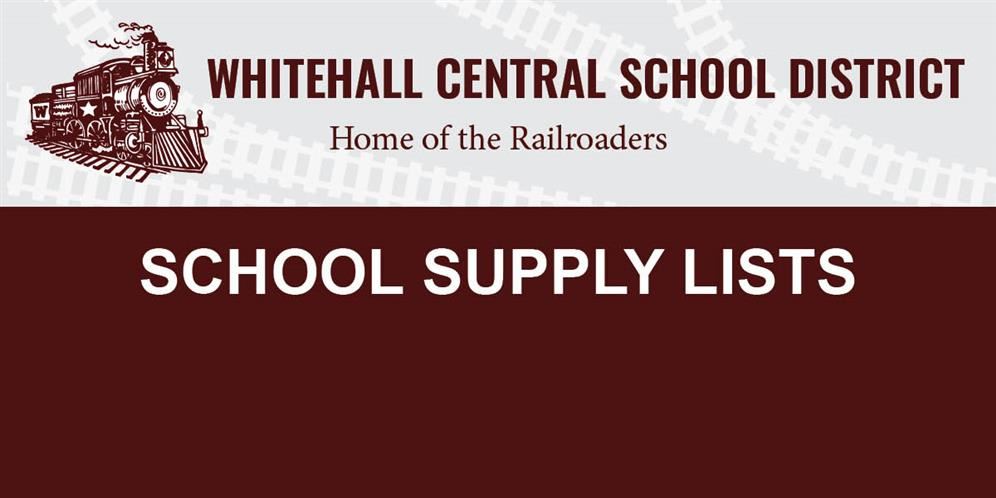  2024-2025 School Supply Lists